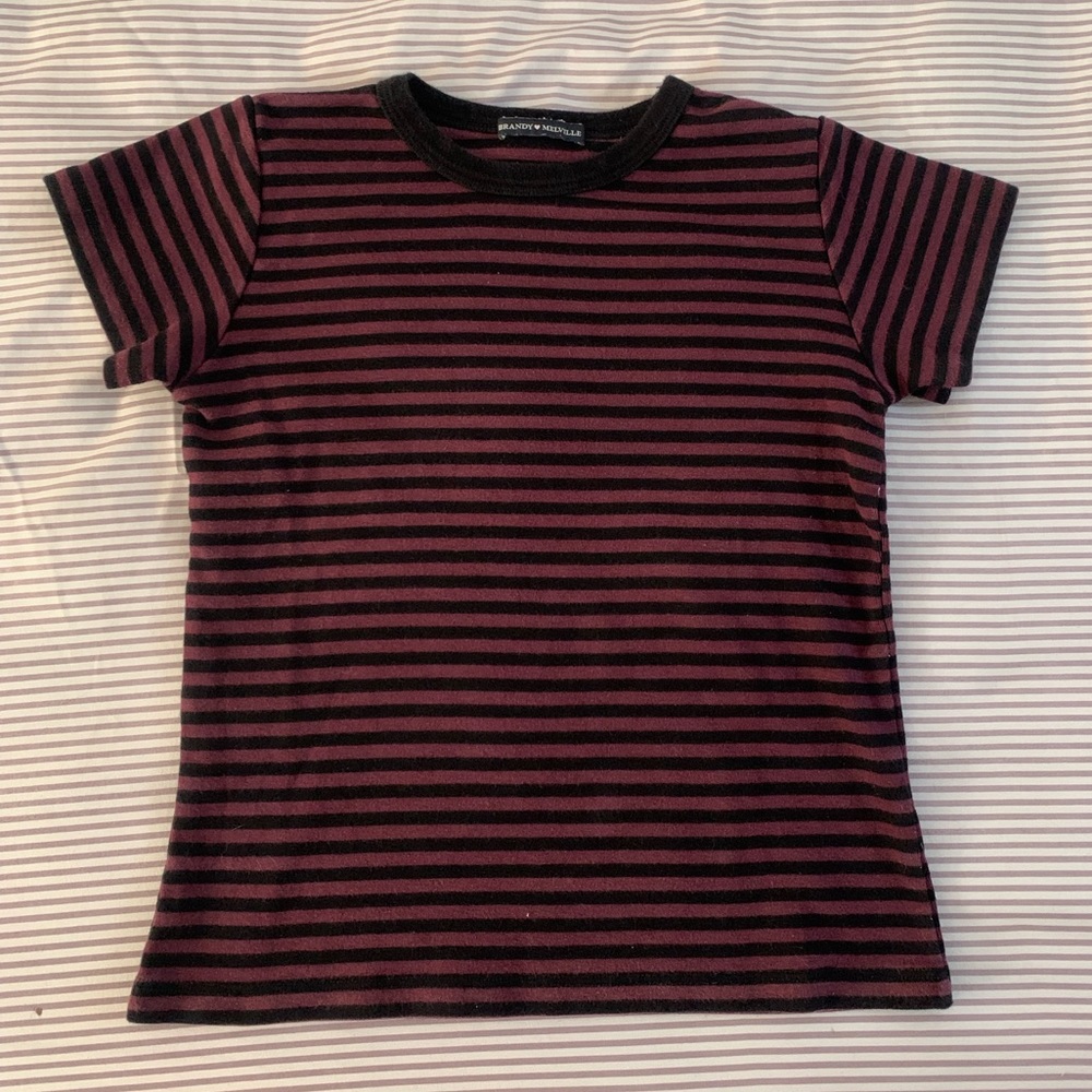 Brandy Melville Stripped Hailie Tee